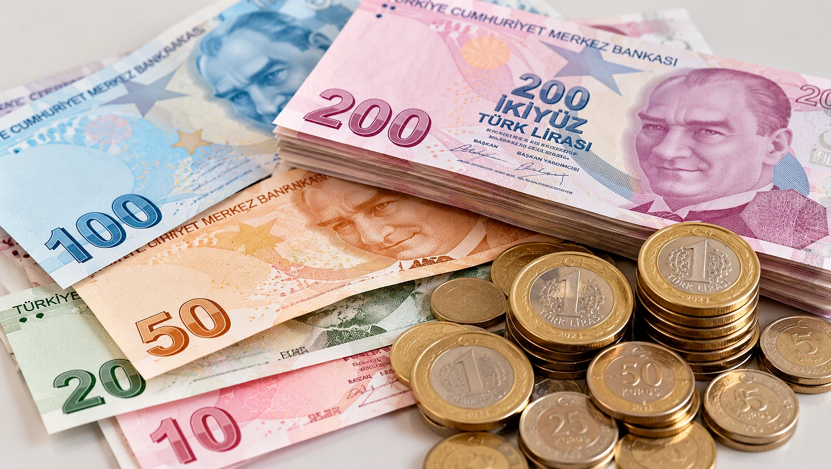 İsteğe Bağlı Sigortalılık Nedir? Türk lirası banknotları ve madeni paralar, isteğe bağlı sigortalılık konusunu simgeliyor.