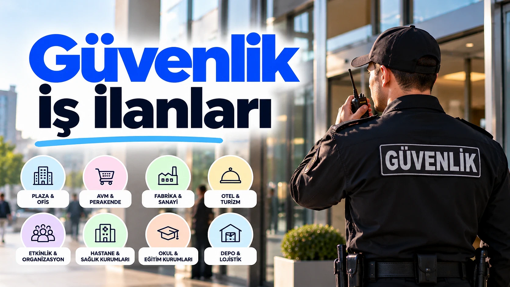 2026 Özel Güvenlik İş İlanları Rehberi Özel güvenlik iş ilanları için başvuru şartlarını ve süreçlerini açıklayan rehber kapak görseli.
