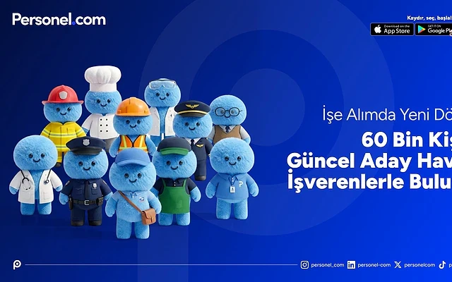 Etkili CV hazırlama rehberi için ilham verici görsel Farklı meslek gruplarını temsil eden mavi karakterler, iş bulma sürecine dair bilgi veriyor.