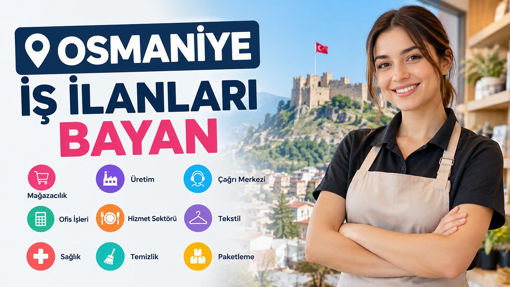 Osmaniye kadın iş ilanları ve başvuru rehberi Osmaniye'de kadınlar için güncel iş ilanları ve fırsatları, çeşitli sektörler ve başvuru rehberi.