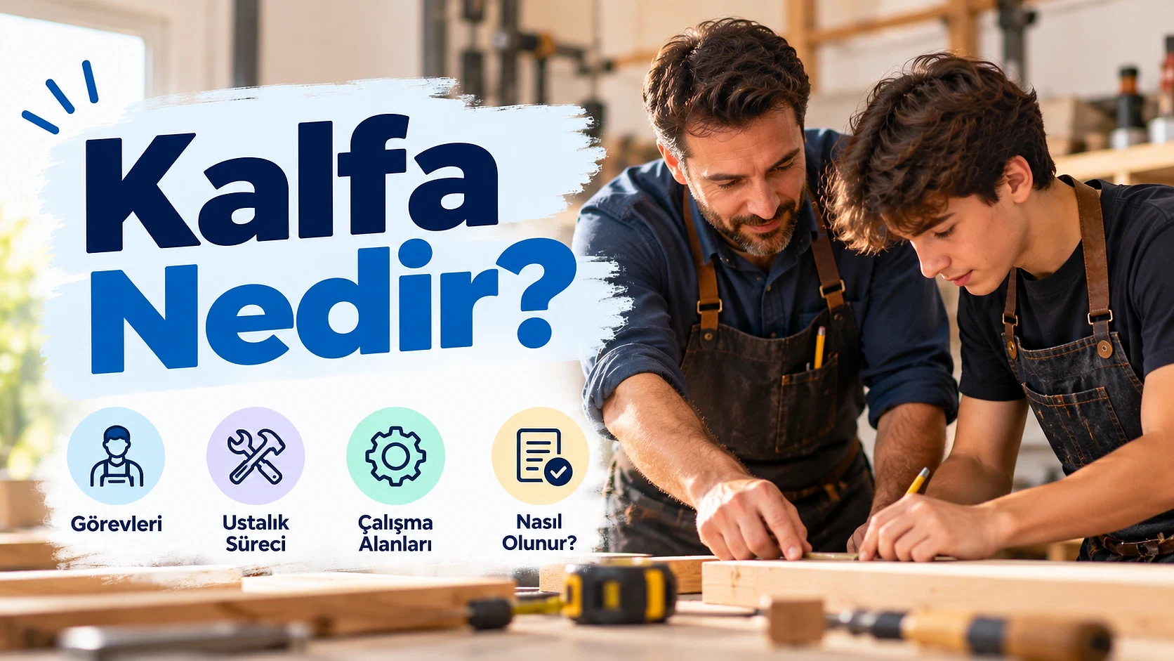 Kalfa nedir, ne iş yapar? 2026 rehberi Kalfa terimi ve görevleri üzerine bir rehber, ustalık süreci ve çalışma alanları hakkında bilgi veriyor.