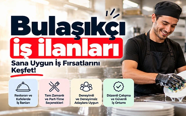 Bulaşıkçı iş ilanlarına dair fırsatları keşfedin Bulaşıkçı iş ilanları için restoran mutfağında çalışan bir adam, bulaşıkları yıkıyor.